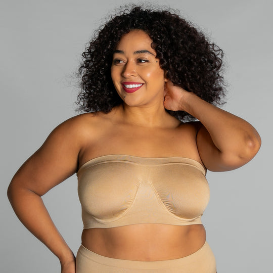 Angel Seamless Underwire Bandeau - Beige banner